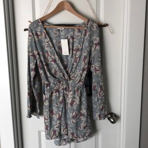 Floral short jumper